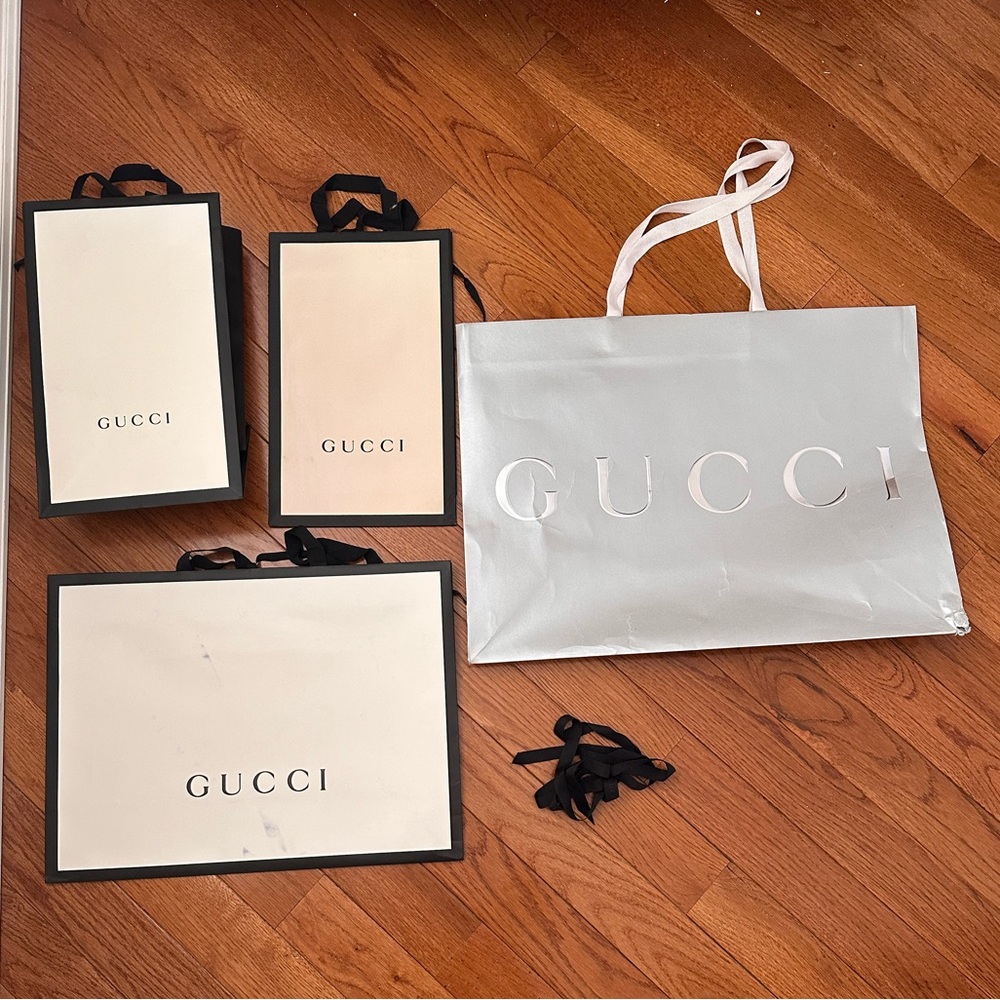 Gucci Paper Shopping Bags